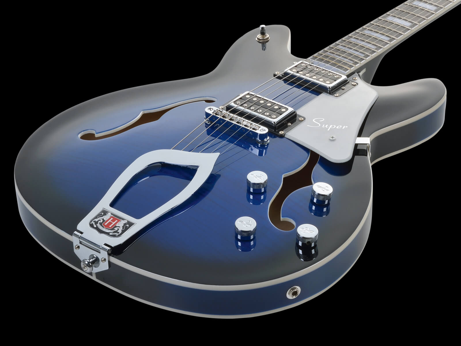 Hagstrom Viking セミアコ ギター Amazon.com: Hagstrom Viking Semi-Hollow Electric Guitar