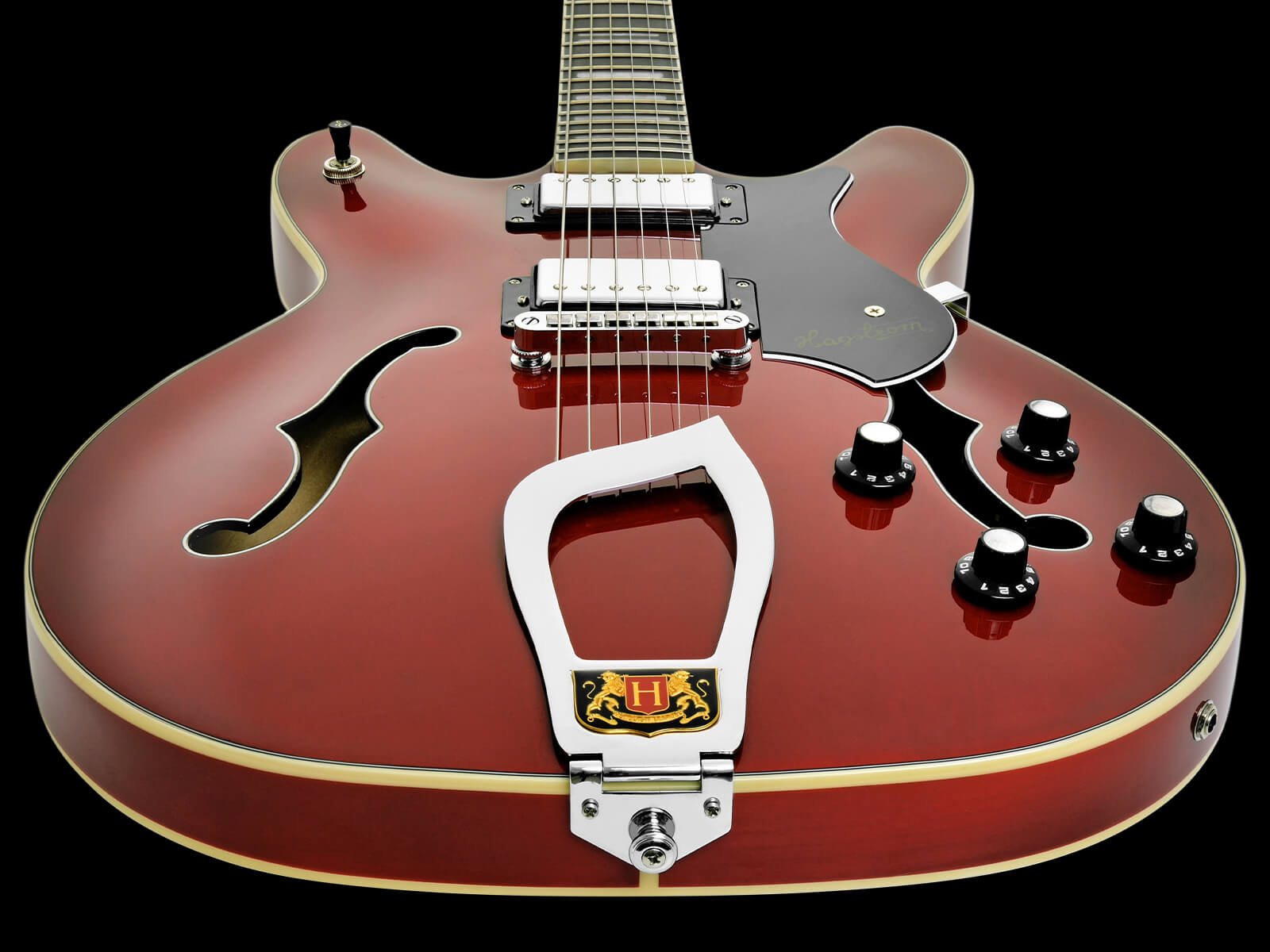 Hagstrom Viking セミアコギター＋ハードケース Amazon.com: Hagstrom Viking Semi-Hollow Electric Guitar